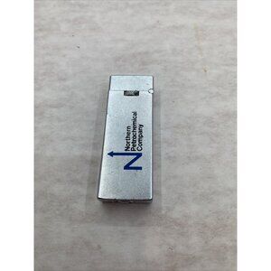 Scripto Social Lights VINTAGE Butane Lighter - Polished & Brushed Silver (1970s)